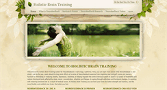 Desktop Screenshot of holisticbraintraining.com